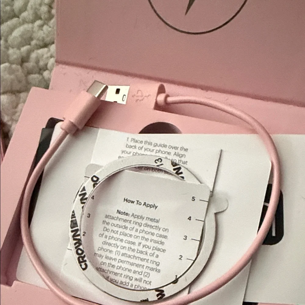 Pink Clutch Portable Charger
